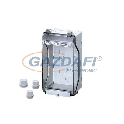 HENSEL KG 9001 KG 90 üres elosztószekrény, 136x253x115 mm