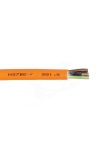 H05BQ-F 2x0.75mm2 Construction cable with rubber insulated cores PUR 300 / 500V orange