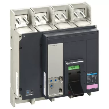 SCHNEIDER 33465 NS 630b L 4P fix kézi vezérlésű készülék mellső csatlakozás Micrologic 2.0