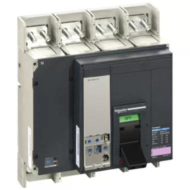 SCHNEIDER 33563 NS 1000 L 4P fixed manual control device front connection Micrologic 5.0
