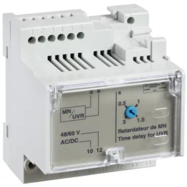 SCHNEIDER 33680 Delay unit MN adjustable 48/60 V AC / DC