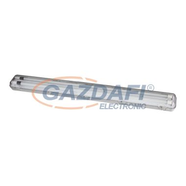 COMMEL 344-601 Por és páramentes fénycsöves armatúra 2x18W LED fénycsővel