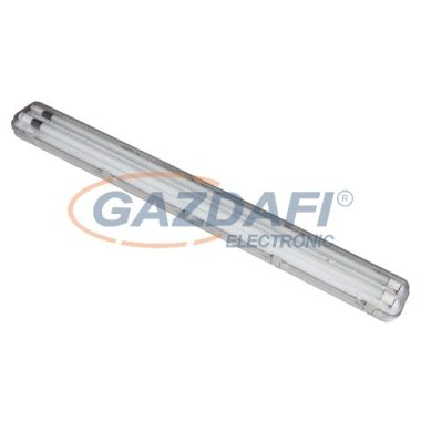 COMMEL 344-621 Por- és páramentes lámpatest LED fénycsővel 2x18W IP65
