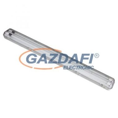COMMEL 344-626 Por- és páramentes lámpatest 2x24W, 4000K LED fénycsővel IP65