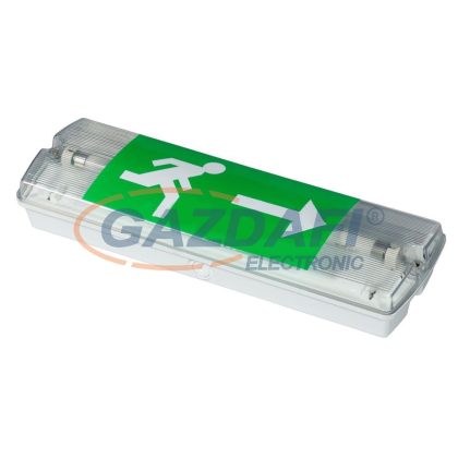   COMMEL 346-101 T5 fénycsöves vészvilágító, matricával, IP65