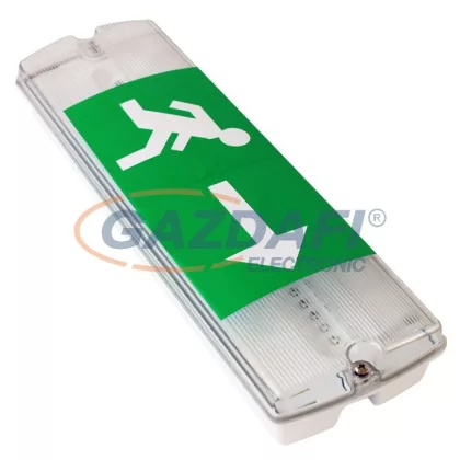   COMMEL 346-201 LED készenléti vészvilágító, matricával, 3h IP65 230V