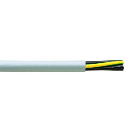   H05VV5-F 4x0,75mm2 Control cable with oil-resistant coat, PVC 300/500V gray