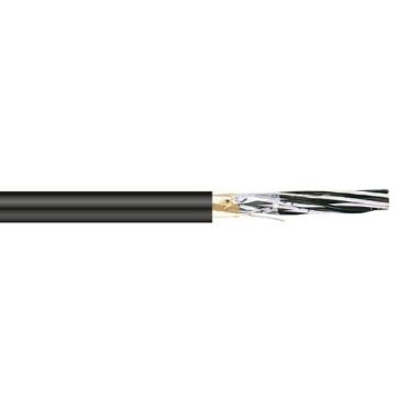 RE-2Y (St) Yv-fl 6x2x1,3mm2 Cablu instrument ecranat RM 300 / 500V negru
