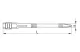 TRACON 360-12 PA12 kábelkötegelő, UV-álló, fekete 350×9mm, D=25-93mm, PA12 - 5
