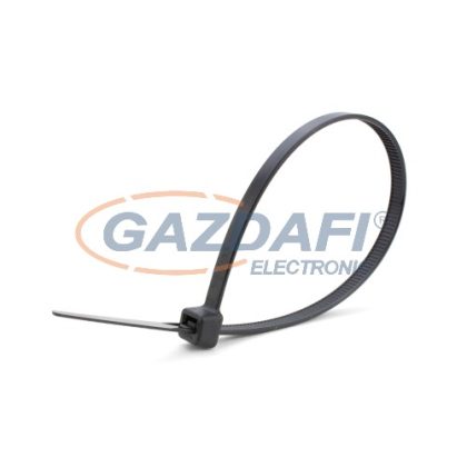 COMMEL 365-122 kábelkötegelő, 4,7x300mm, fekete, 100 db