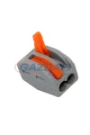 COMMEL 365-451 csatos vezetékösszekötő, 2 vezetékes, 0.08-2.5(4)mm2, 32A, 10 db