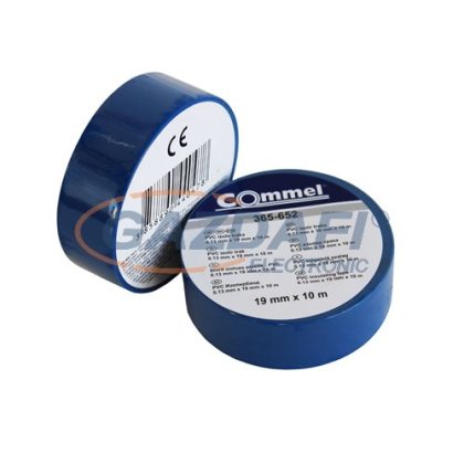 COMMEL 365-602 szigetelőszalag, 0,13x15mm, 10m, kék
