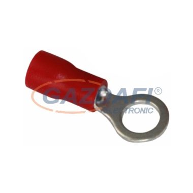 COMMEL 365-882 szigetelt ónozott réz saru készlet 0,5-1,5mm2 piros, átmérő: 5,3mm