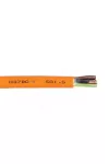 H07BQ-F 2x2,5mm2 Construction cable with rubber insulated cores PUR 450/750V orange