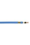 RE-2Y (St) YSWAY-fl 12x2x1,3mm2 Cablu instrument blindat, ecranat RM 300 / 500V albastru