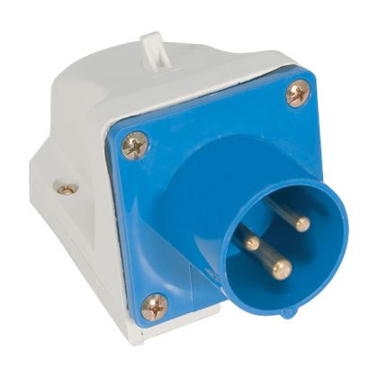   ELMARK falra szerelhet ipari dugvilla, 16A, 1P+N+E, 230V, IP44
