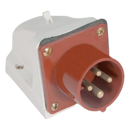 ELMARK falra szerelhet ipari dugvilla, 16A, 3P+E, 400V, IP44