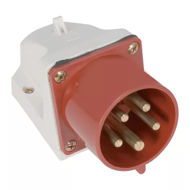 ELMARK falra szerelhet ipari dugvilla, 16A, 3P+N+E, 400V, IP44