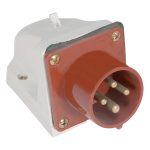 ELMARK falra szerelhet ipari dugvilla, 32A, 3P+E, 400V, IP44