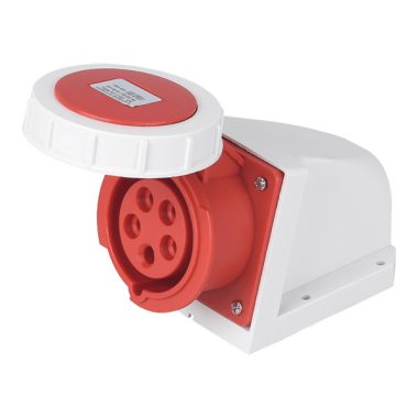 ELMARK falra szerelhet ipari dugalj, 16A, 3P+N+E, 400V, IP67