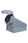 ELMARK falra szerelhet ipari dugalj, 63A, 3P+N+E, 400V, IP67