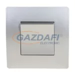 ELMARK "Basic" egypólusú kapcsoló, ezüst