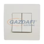 ELMARK "Basic" dupla váltókapcsoló, krém