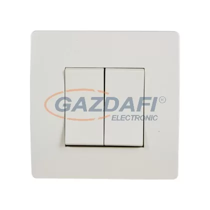 ELMARK "Basic" dupla váltókapcsoló, krém