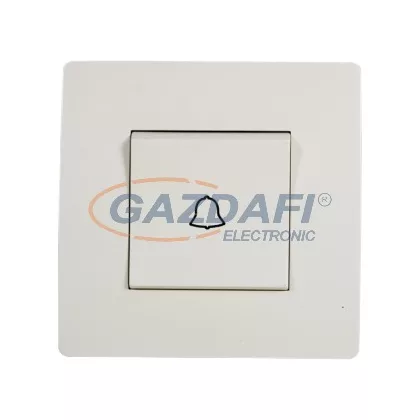 ELMARK "Basic" nyomókapcsoló csengjellel, krém