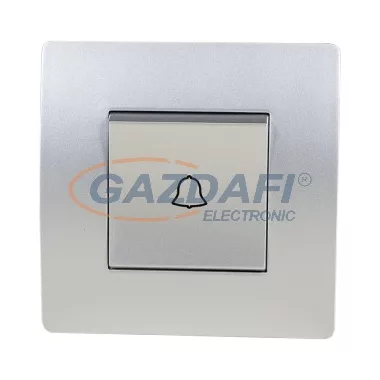 ELMARK "Basic" nyomókapcsoló csengjellel, ezüst