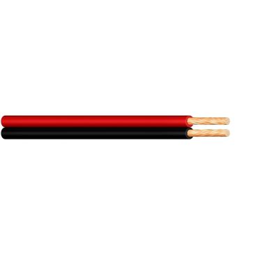 LSP 2x2,5mm2 hangszóróvezeték 300V piros-fekete