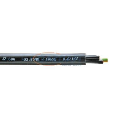YSLY-Jz 3x6mm2 Vezérlőkábel 0,6/1kV fekete