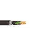 YSLYCY-Jz 5x1,5mm2 Copper fabric shielded control cable 0.6 / 1KV black