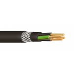   YSLYCY-Oz 4x0,75mm2 Copper fabric shielded control cable 0.6 / 1KV black
