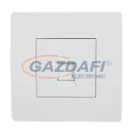   ELMARK "Basic" Informatikai csatlakozó aljzat RJ45, fehér