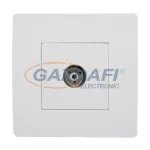 ELMARK "Basic" TV csatlakozó aljzat, fehér