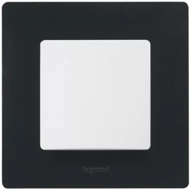 LEGRAND 397051 Niloé egyes keret, onyx fekete