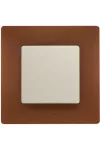 LEGRAND 397071 Niloé egyes keret, kakaóbarna