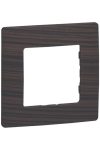 LEGRAND 397091 Niloé single frame, dark wood decor