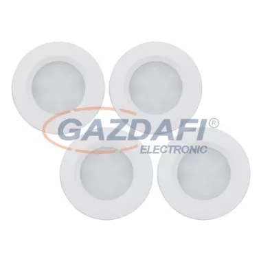 MÜLLER LICHT 400077 LED bútorvilágító szett, 8.5W, 450Lm, 3000K, Ø 70x14mm, 4db