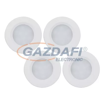   MÜLLER LICHT 400079 LED bútorvilágító szett, 7W, 70Lm, RGB, Ø 70x14mm, 4db