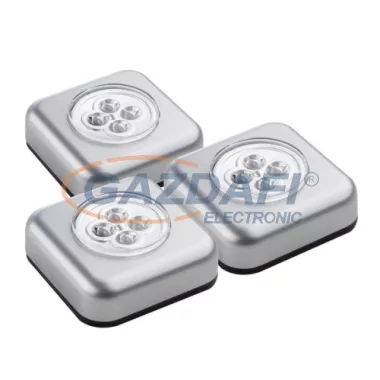 MÜLLER LICHT 400136 LED irányfény szett mozgásérzékelővel, elemes, 3x0.5W, 3x8Lm, (3 db)