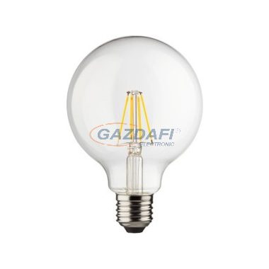 MÜLLER LICHT 400202 LED globe fényforrás, filament, E27, 8W, 1055Lm, 2700K, dimmelhető