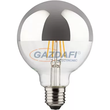 MÜLLER LICHT 400216 Retro globe nagygömb fényforrás, filament, 8W, E27, 2700K, 850Lm, 827, dimmelhető, átlátszó búra, tetőtükrös MÜLLER LICHT 400216 Retro globe nagygömb fényforrás, filament, 8W, E27, 2700K, 850Lm, 827, dimmelhető, átlátszó búra, tetőtükrös