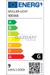 MÜLLER LICHT 400366 mozgásérzékelős LED fényforrás, E27, 9W, 806Lm, 2700K