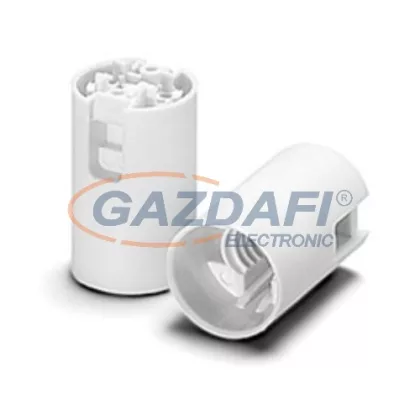 400901 Műanyag normál foglalat, E14, fehér, 230V 400901 Műanyag normál foglalat, E14, fehér, 230V