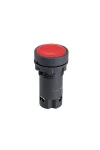 ELMARK nyomógomb, 6A, 1NY, piros