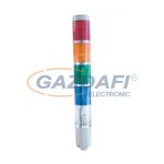   ELMARK jelzőoszlop, 12W, 12V, piros-sárga-zöld-kék-átlátszó