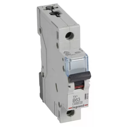 LEGRAND 403363 TX3 kismegszakító 1P B63 6000A/6kA BIC