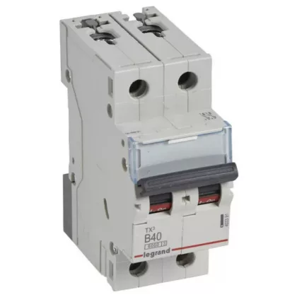LEGRAND 403391 TX3 kismegszakító 2P B40 6000A/6kA BIC
